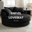 Skyler Upholstered Swivel Armchair-994993777