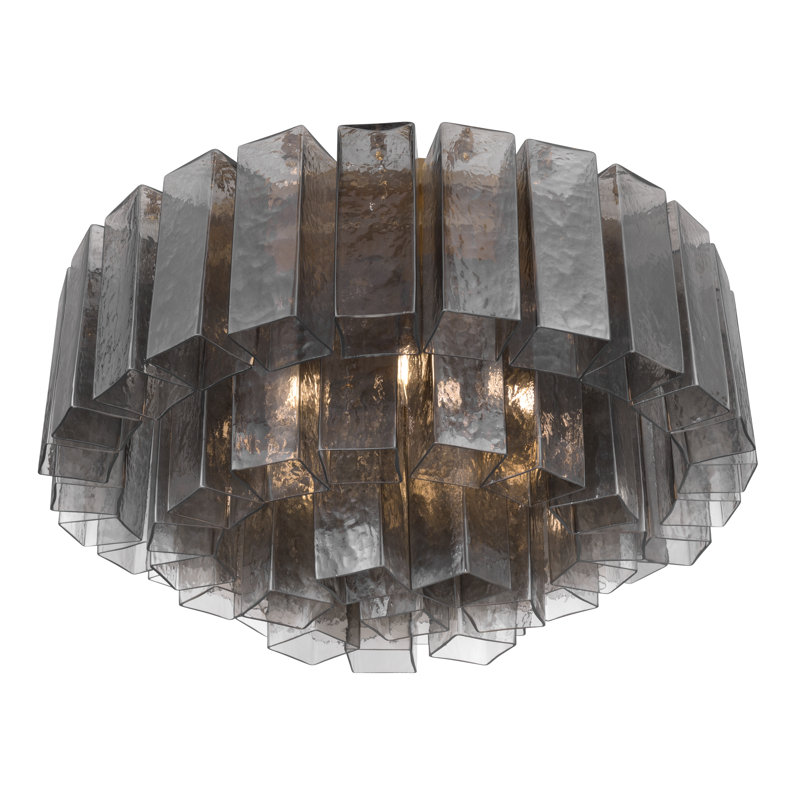 Plafonnier encastré 7 lumières Torvento, Noir