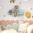 Grey Cloud Tonie Shelf Wall Mounted, Magnetic Floating Shelves For Toniebox, Tonies Characters, Wooden Tonie Storage Shelf