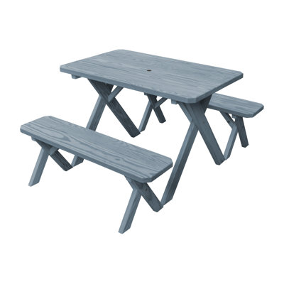 Table de pique-nique en bois massif Riverhead