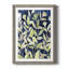 Indigo Blooming Night II encadré mat - prêt à accrocher-819820206-819820116
