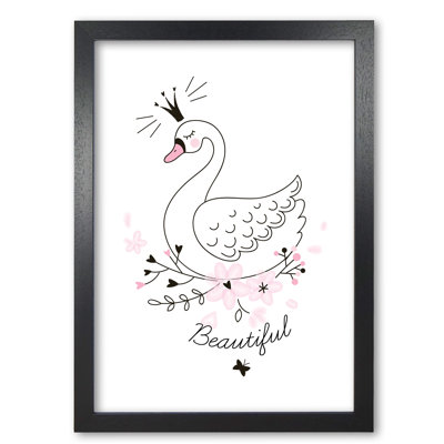 Beautiful Swan - Painting