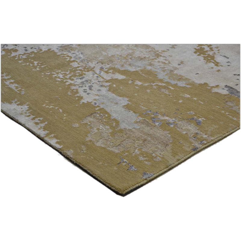 Area Rug in Brown/Gray, Rectangle 4' x 6'
