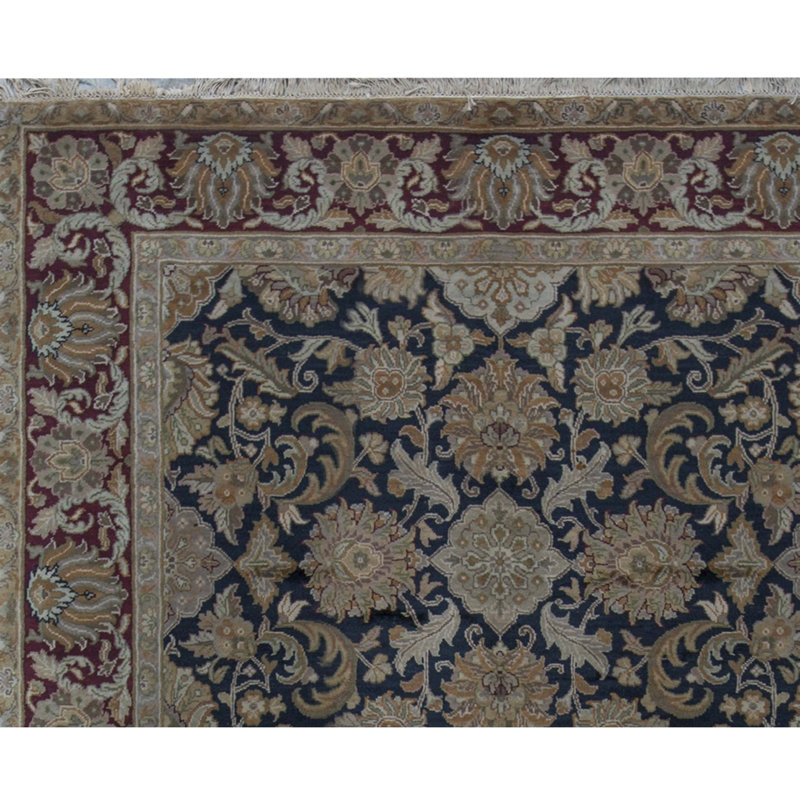 Wool Oriental Area Rug, Rectangle 6'2" x 9'1"