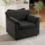 Fauteuil surdimensionné de 97 cm (38 pouces) recouvert de chenille, fauteuil d'appoint idéal pour le salon, la chambre ou un appartement.-63302201