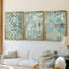 Gilded Geometrics I - Toile tendue avec châssis sur mesure - 3 pièces-109000874-109000890