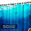 Rideau de douche Underwater Coral Reef Tropical Ocean avec 12 crochets-1660899695