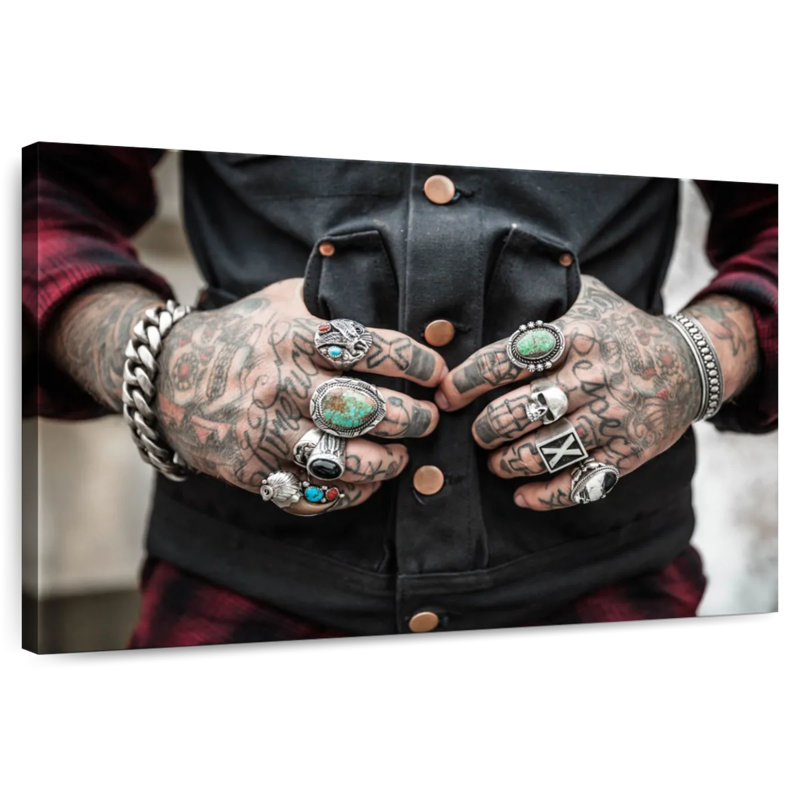Senne Tattoos, 26" H x 39" W