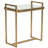 Rex Mirrored Glass Top End Table