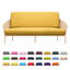 Housse pour canapé-lit réversible en tissu de polyester réversible avec fermeture à glissière 3 côtés-96484497-87758523