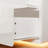 Modern Glossy Nightstand With Soft-Glow LED Base