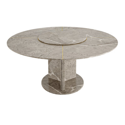 Maximo Round Marble Dining Table