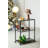 S/6 Alaine Bar Set With Mango Wood Stand