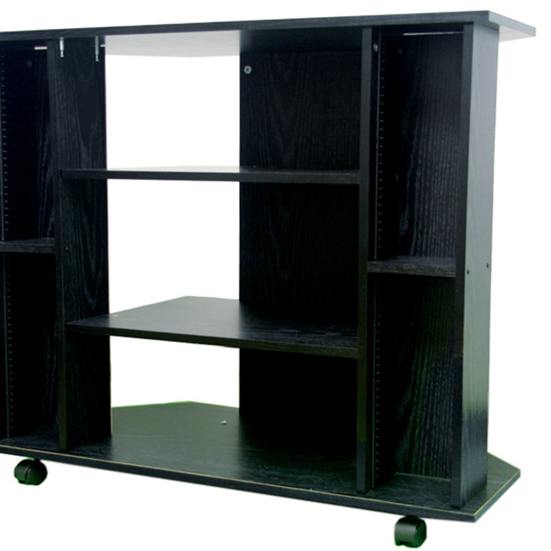 Meuble télé 35 po x 30 po, finition stable, conception multifonctionnelle