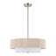 Reenat 4-Light Dimmable Shaded Drum Semi Flush Mount Chandelier-360294257