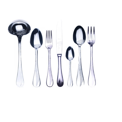 Caccia Flatware Set - 51 Pieces - Stainless Steel