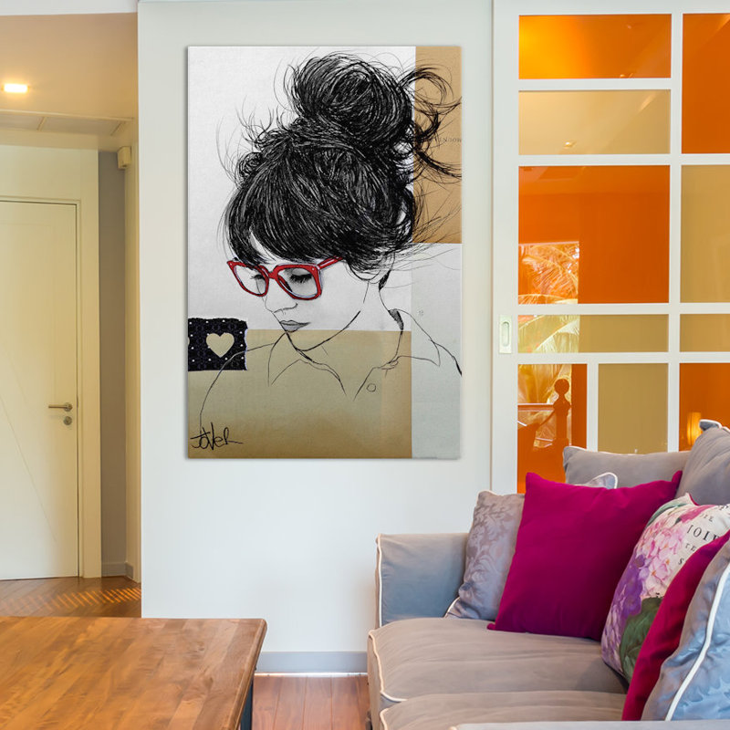 «Parfois, vous volez», impression sur toile tendue, H 18 po x l 12 po x P 1,5 po, Toile tendue, Pas de tapis