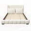 Lit plateforme tapissier avec 2 coussins-128948976-128948978