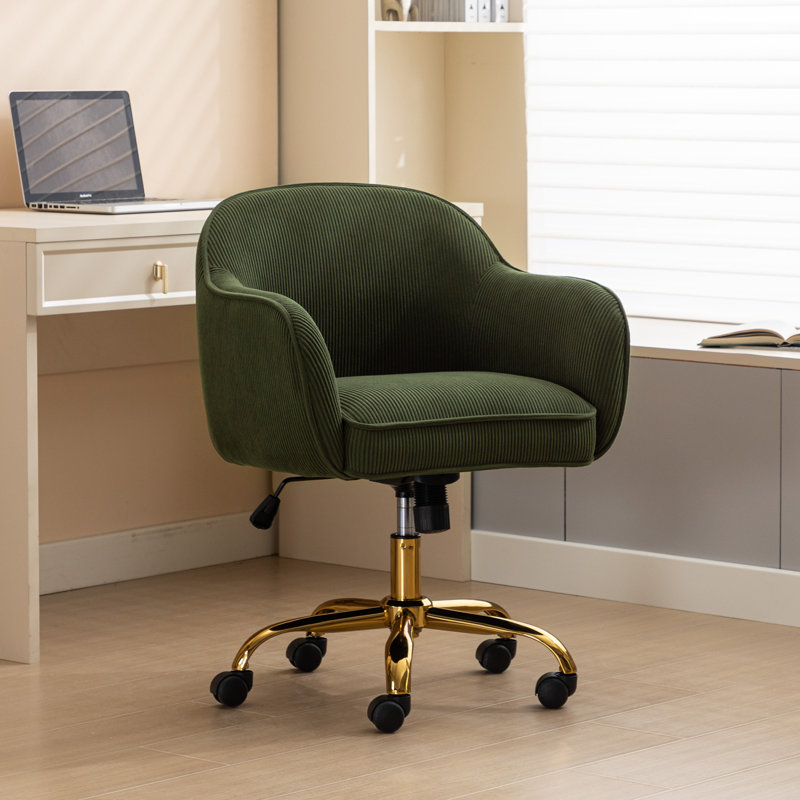 Chaise de bureau Dinorah, Vert