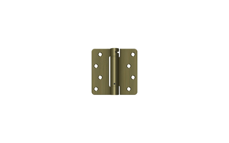 64'' x 64'' Steel Surface Mount Hinge, Antique Brass