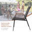 Fauteuil de patio empilable Zukowski-1424051667