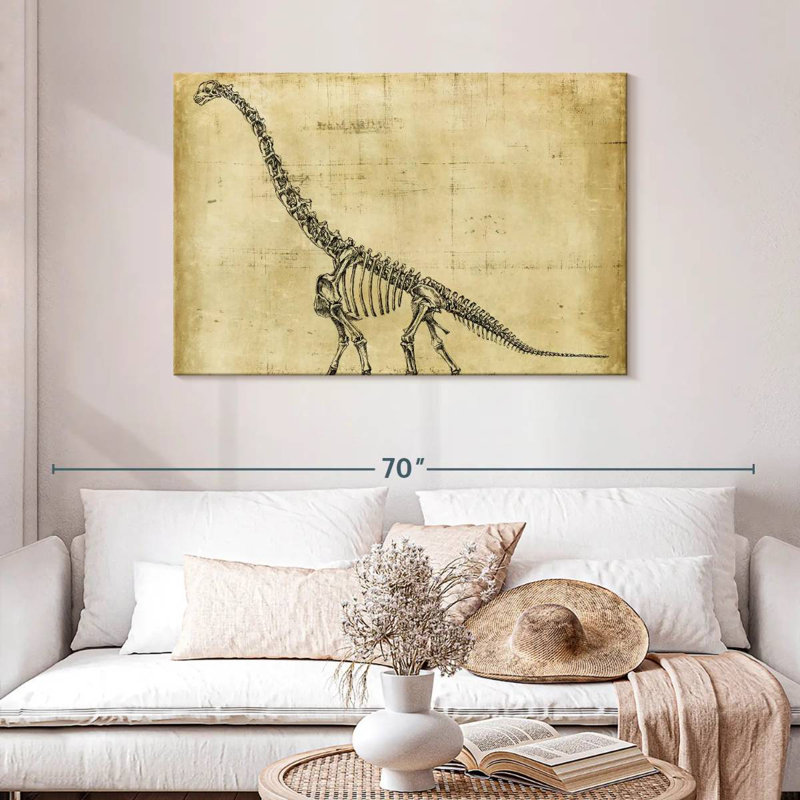 Brampt Brachiosaurus Study, 30" H x 45" W
