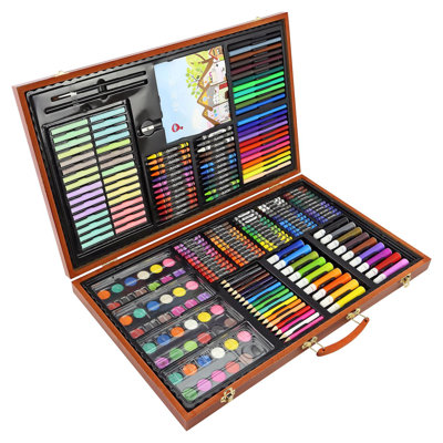 258pcs Wooden Box Artist Set