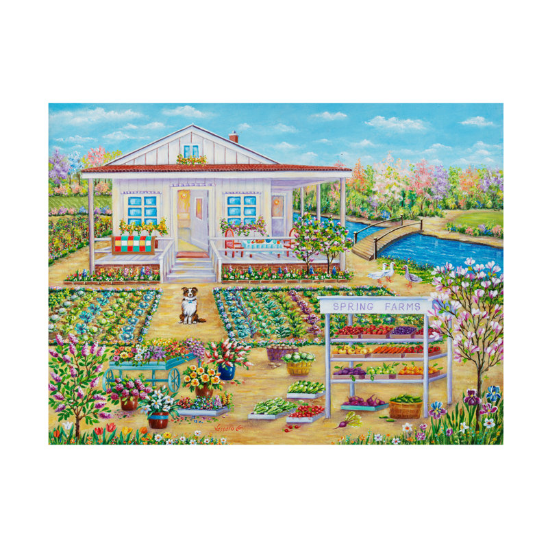 Bolog Vessela G. Spring Farms Canvas Art, 18" H x 24" W