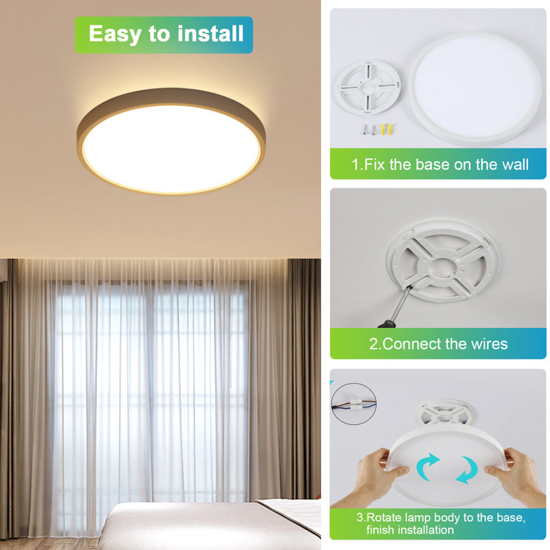 Slim 40cm Round LED Ceiling Light