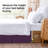 Queen Bed Skirt - Soft Quadruple Pleated Ruffle - Easy Fit With Tailored Drop - Hotel Quality, Shrinkage And Fade Resistant-114549222