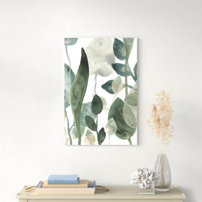 «Water Leaves III», reproduction d'art sur toile tendue