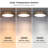 Flush Mount lighting wooden texture 13 inch
