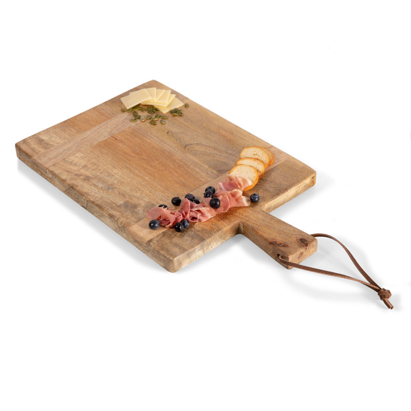 Planche à charcuterie rectangulaire Ravi - plateau de service en bois - planche à fromage Deivydas