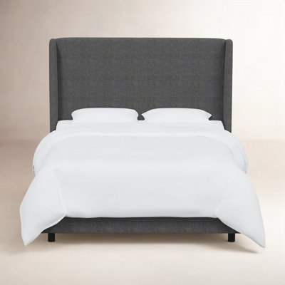 Tilly Upholstered Wingback Bed