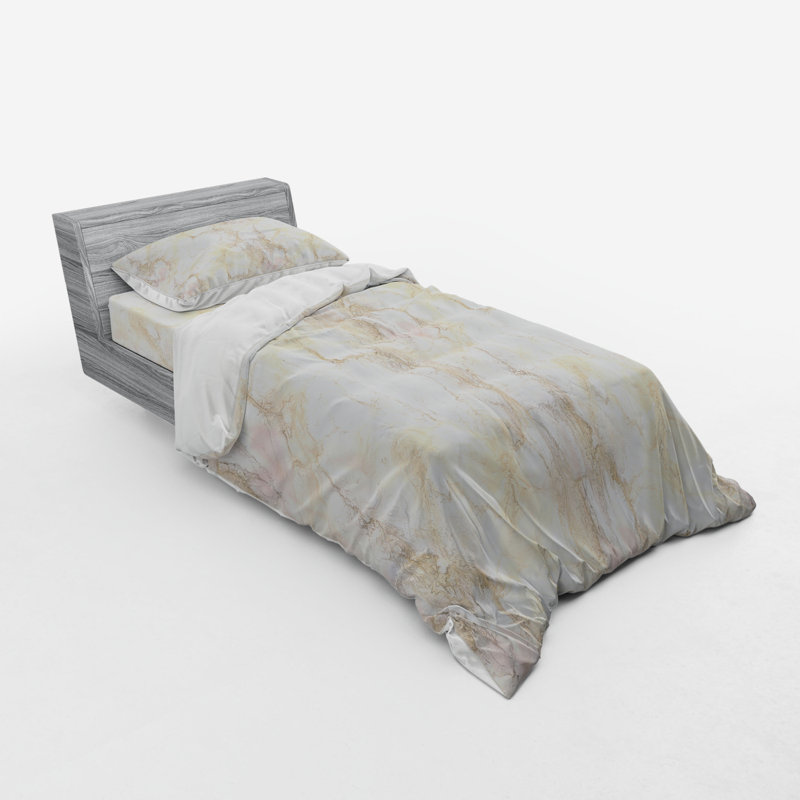 Ensemble de housse de couette en microfibre moderne et contemporain, Housse de couette simple + 6 pièces supplémentai