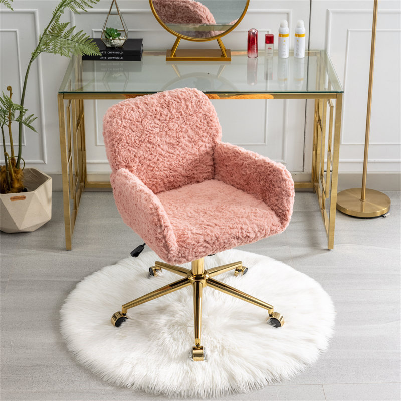 Chaise de bureau A&A Furniture, Rose
