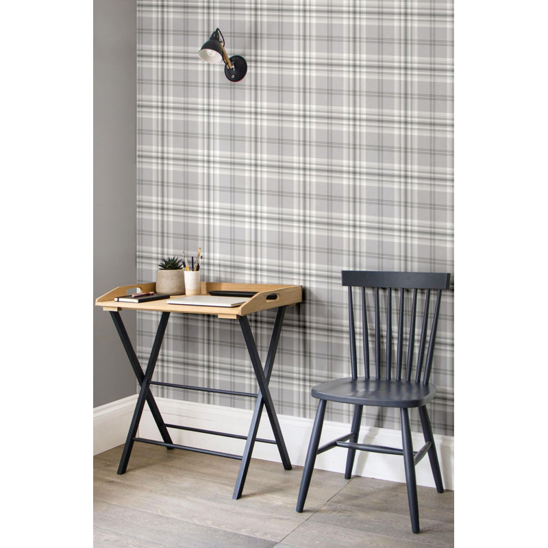 Kelso 10.05m x 53cm Matte Wallpaper Roll, Silver