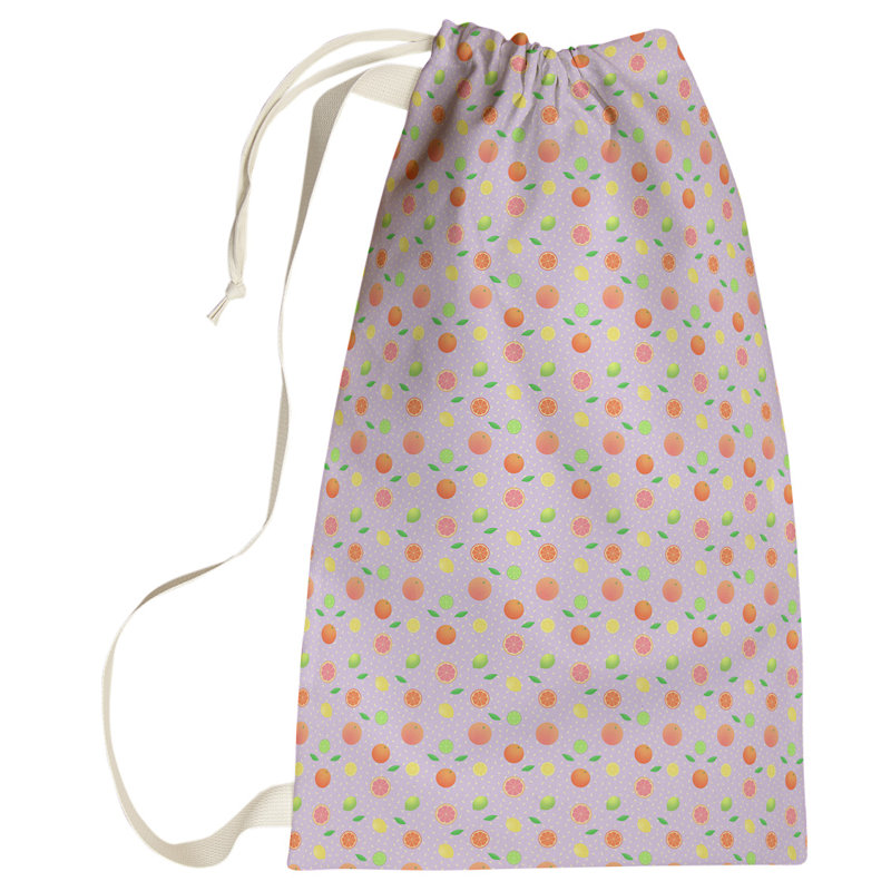 Sac à linge à fruits à agrumes, Petit (H 64 po x l 20 po x P 1,5 po), Lavande
