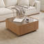 Table basse 31,5 pouces carrée avec tiroirs de rangement