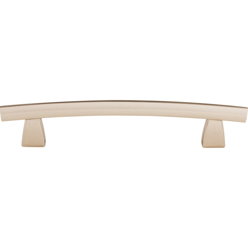 Arched Bar Pull, Polished Nickel, 5" Center to Center