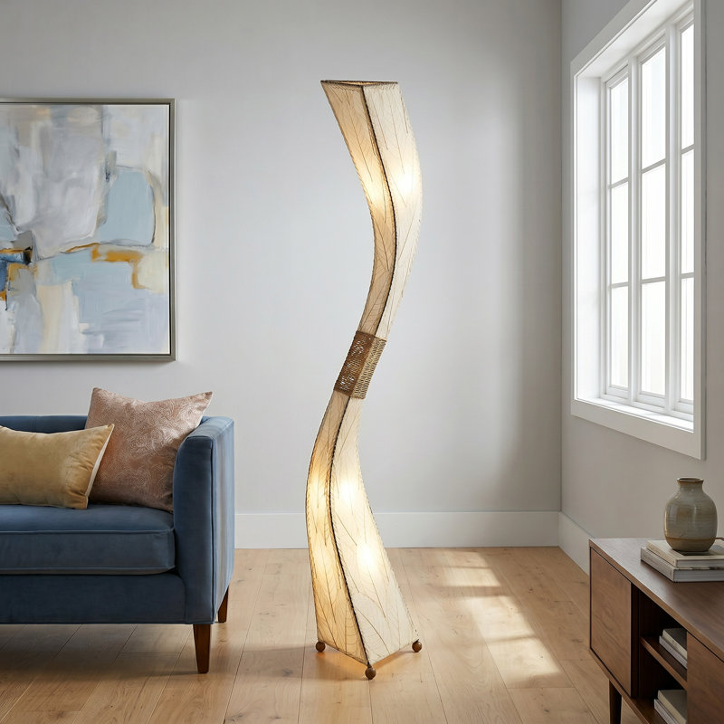 72'' Novelty Floor Lamp, Beige