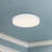 Chiedza 7-in White dimmable LED Flush Mount-1713174696