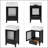 20.2" Bathroom Vanity with Glass Door-1681519710