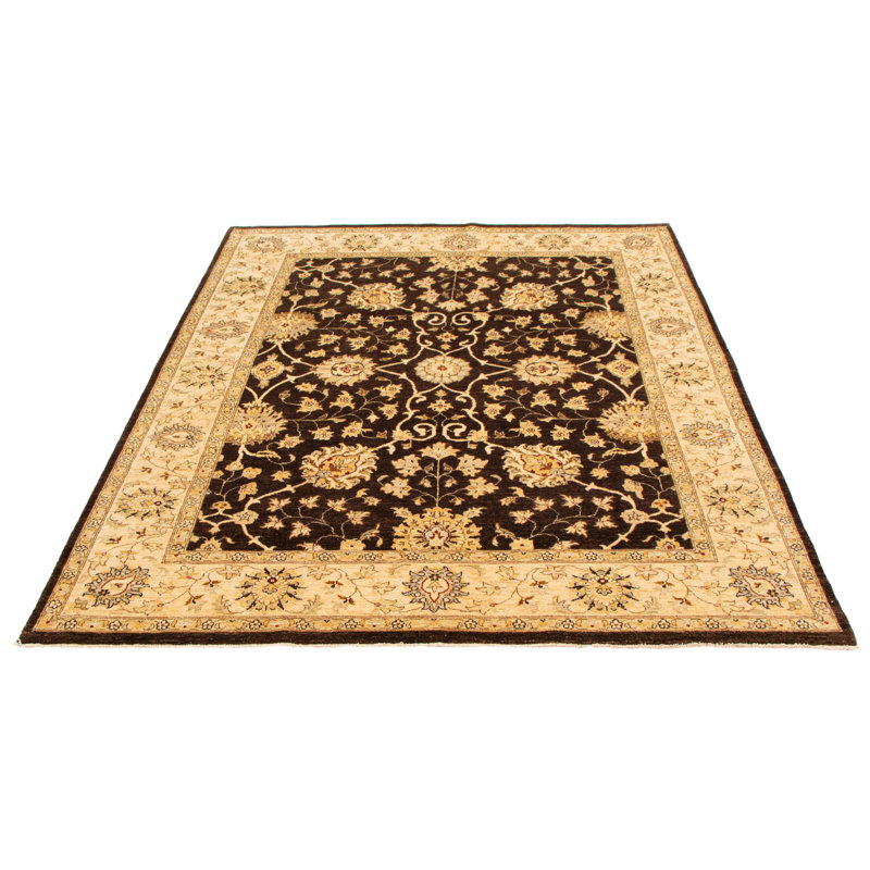 Tapis brun foncé Peshawar Oushak 8 pi 0 po x 10 pi 0 po