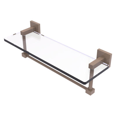 Tablette de meuble-lavabo en verre avec barre à serviettes intégrée Montero Collection Montero