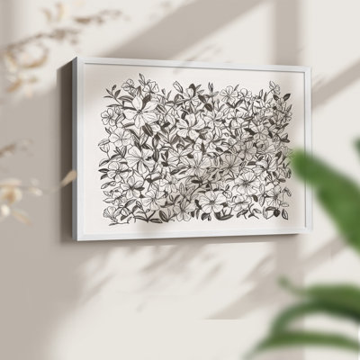 Periwinkle Daze III -Framed Print - Restickable