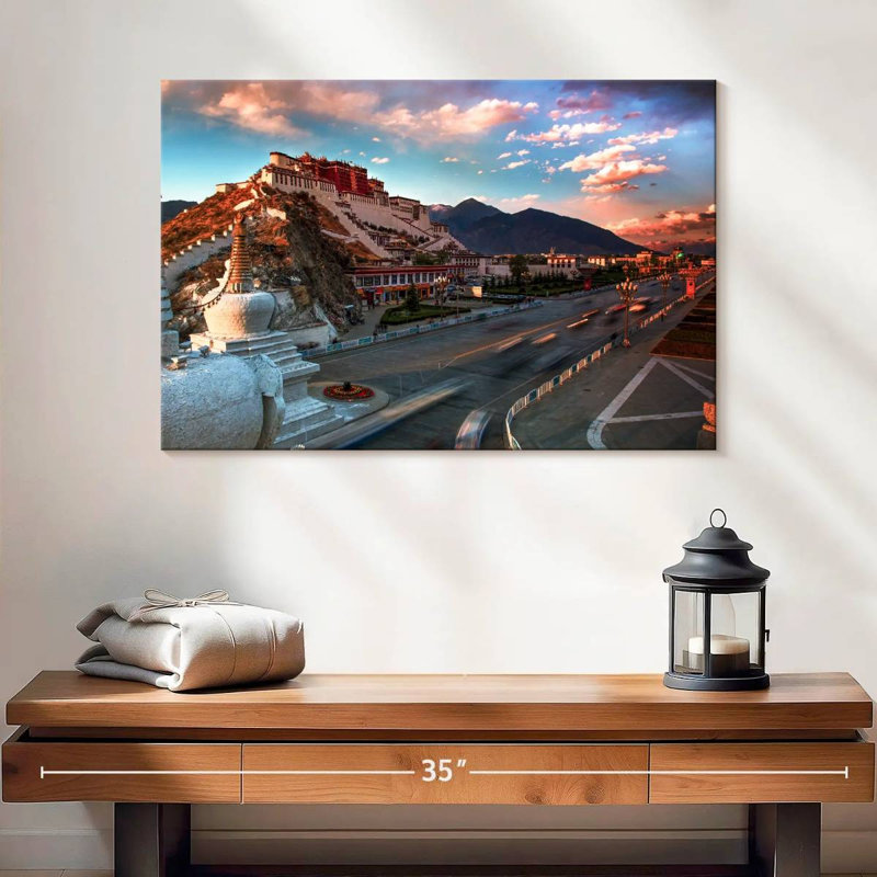 Adella Potala Palace In China, 16" H x 24" W