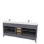Rooh Double Bathroom Vanity with Top-92872006
