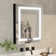 Livvia 24'' W 30'' H Recessed or Surface Mount Frameless LED Medicine Cabinet with Electrical Outlet and Anti-fog
