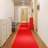 Non-Slip, Dirt-Trapping, Heavy-Duty Utility Runner Rug - (Extra-Long Custom Sizes Up to 55ft) - Absorbent for All-Weather, High-Traffic Entryways, Hallways, Patios & Offices - Red-1975503509